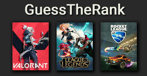 Guess The Rank