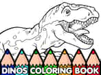 Dinos Coloring Book