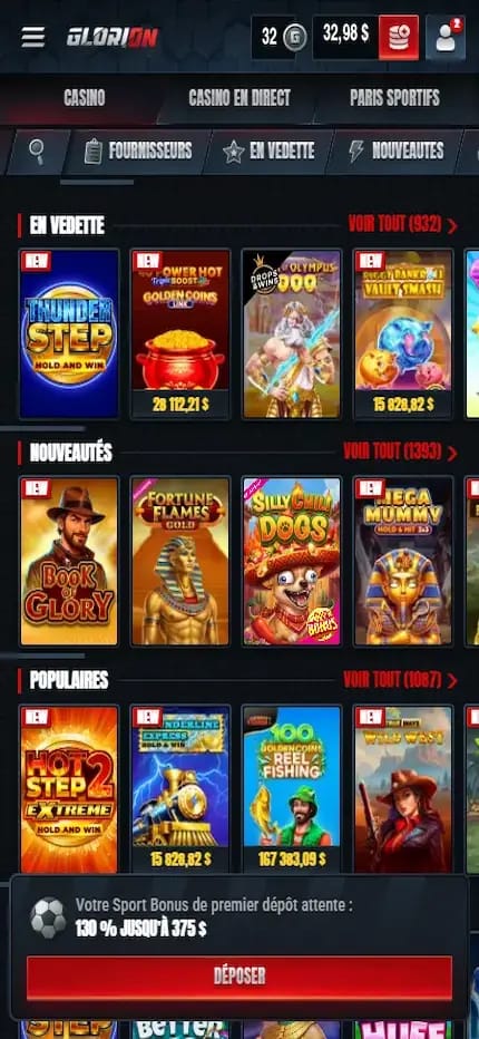 jeux de casino en ligne