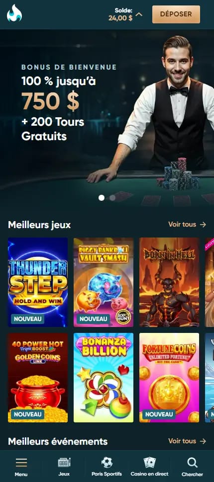 Les jeux à faible volatilité sur Unique Casino