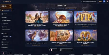Bonus Cazeus Casino