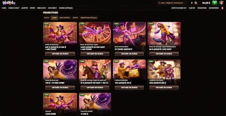 Promotions de Westace Casino