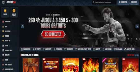 Casino Glorion interface d
