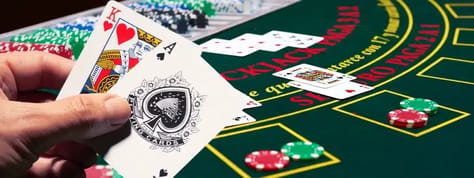 Table de blackjack